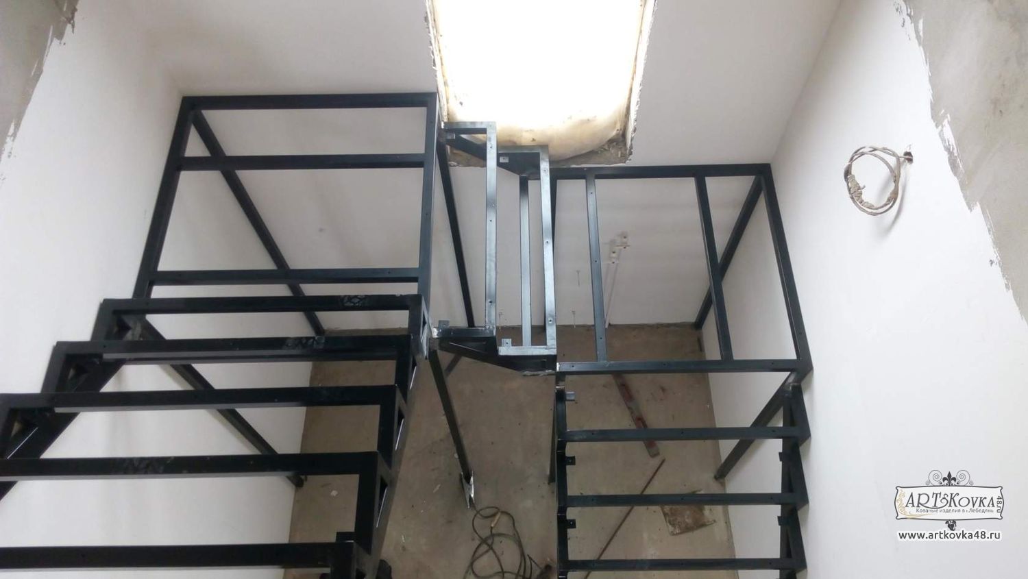 Каркас лестницы для частного дома в городе Лебедянь
