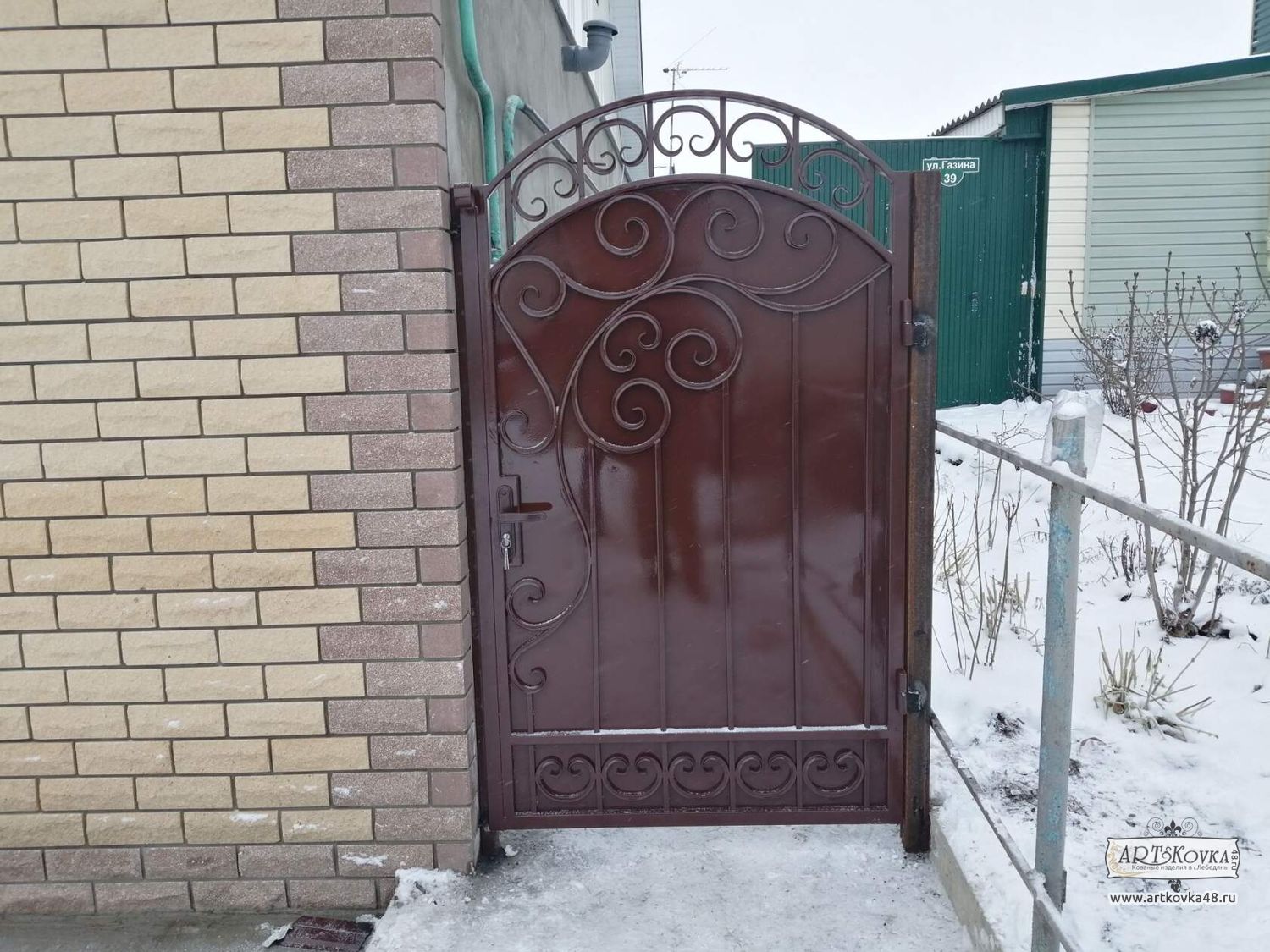 Калитка для частного дома в Лебедяне